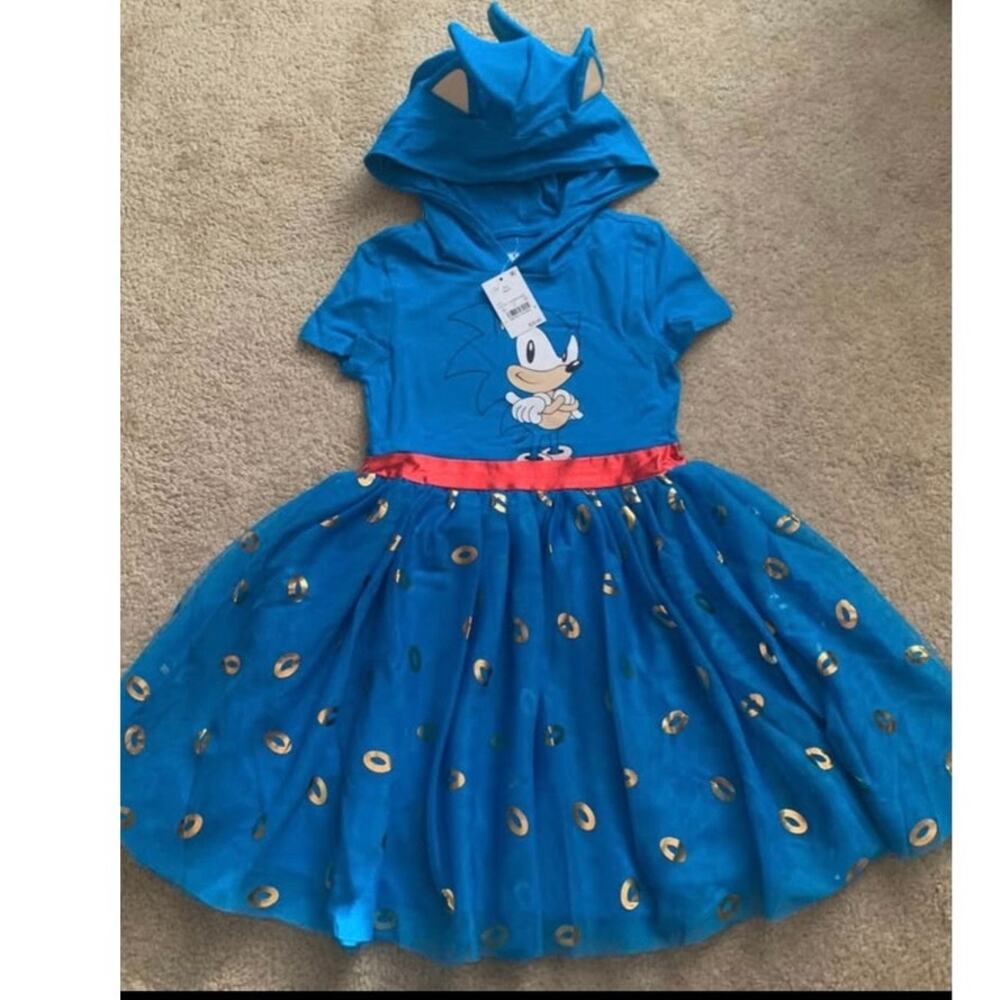 Sonic Dress for Girls Size 6/7 Brand New